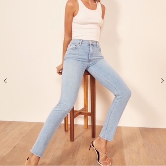 Reformation High and Skinny Jeans in Amalfi - Picture 1 of 11